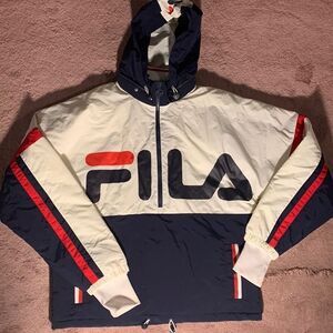 NWT Men’s Fila USA Riker Puffer Jacket Logo